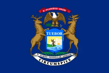 Michigan state flag